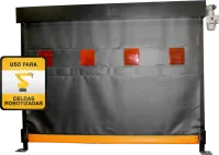 Puerta rápida ignífuga Vulcan certificada NFPA 701