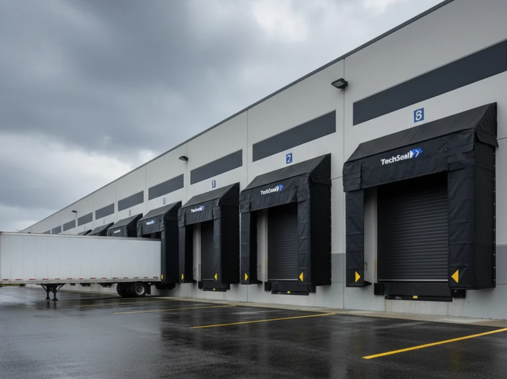 Shelter Impactable en uso en almacén logístico